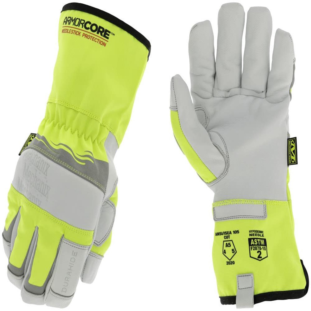 Mechanix Wear Industrial Needle Stick Hi-Viz