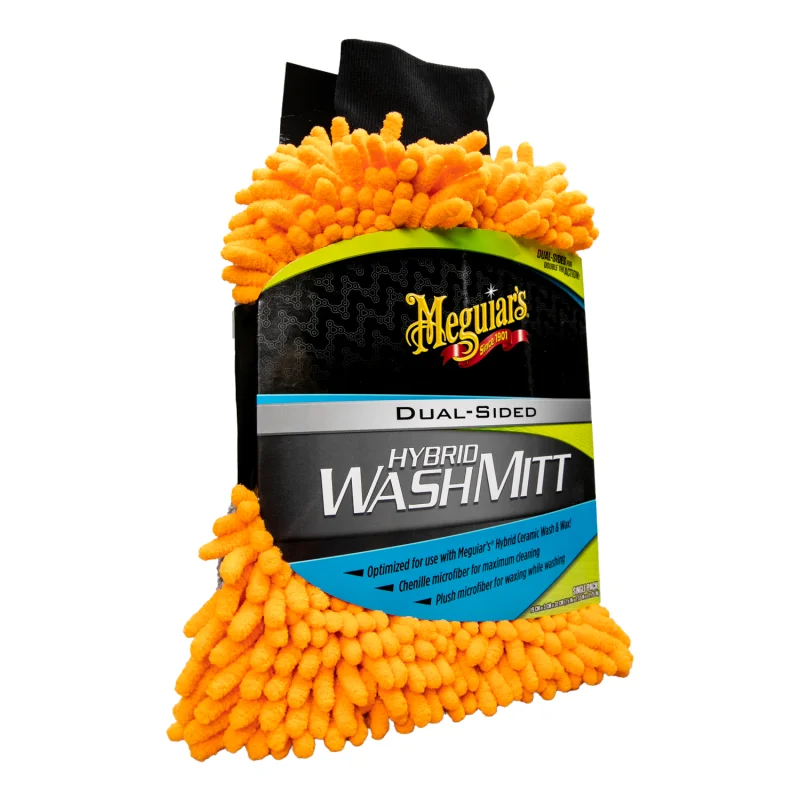 Meguiar’s Hybrid Wash Mitt, Extremely Plush Microfiber Wash Mitt