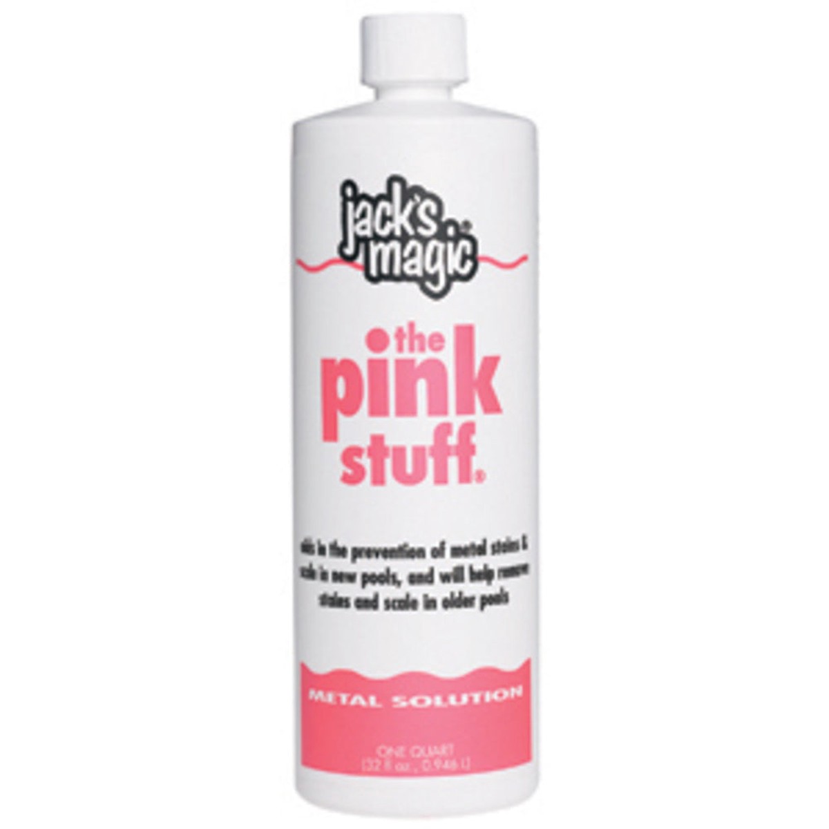 Metal Remover Liquid | Pink Stuff | 32 Ounces | 1 Bottle | Jacks Magic