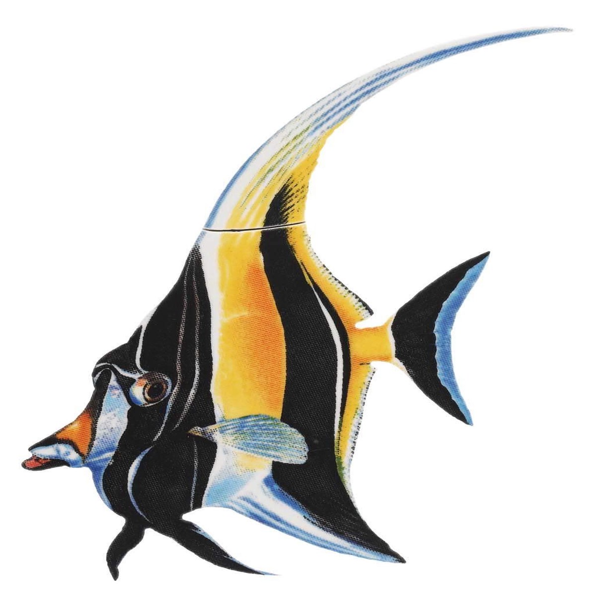 Moorish Idol Porcelain Swimming Pool Mosaic (7" x 4")