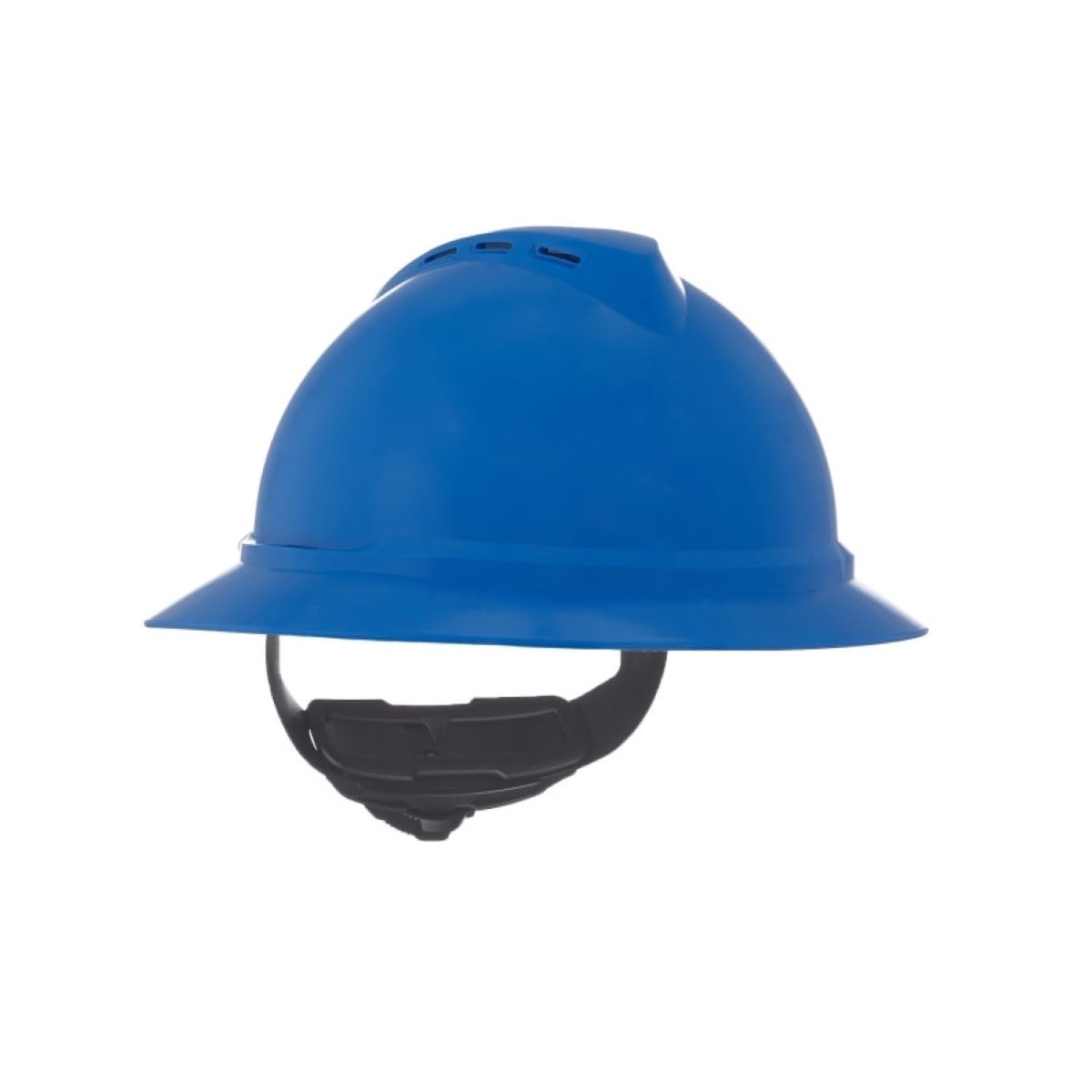 MSA V-Gard 500 Slotted Full Brim Protective Hard Hat