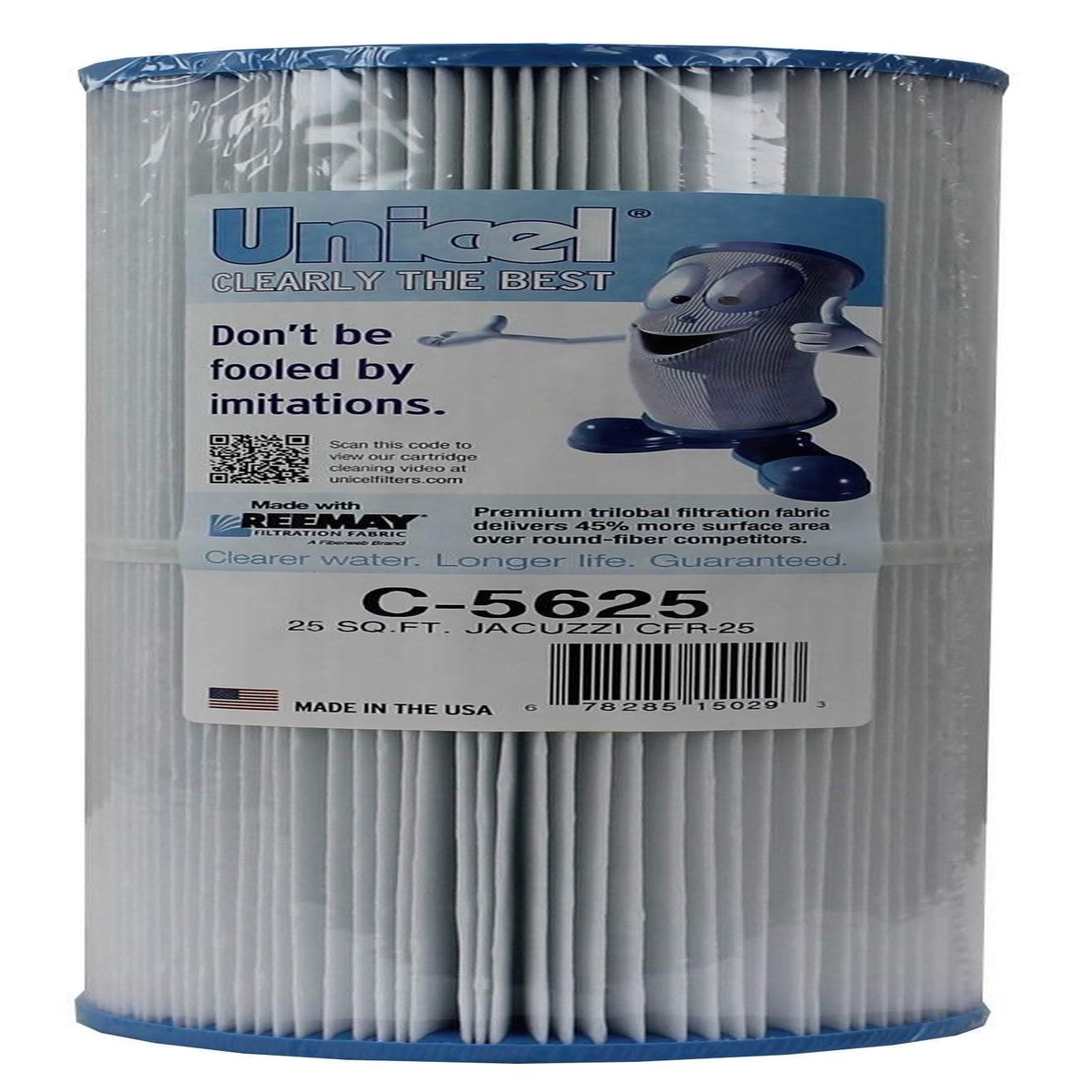 New Unicel C-5625 Spa Replacement Cartridge Filters 25 Sq Ft Spa CFR-25 (2 Pack)