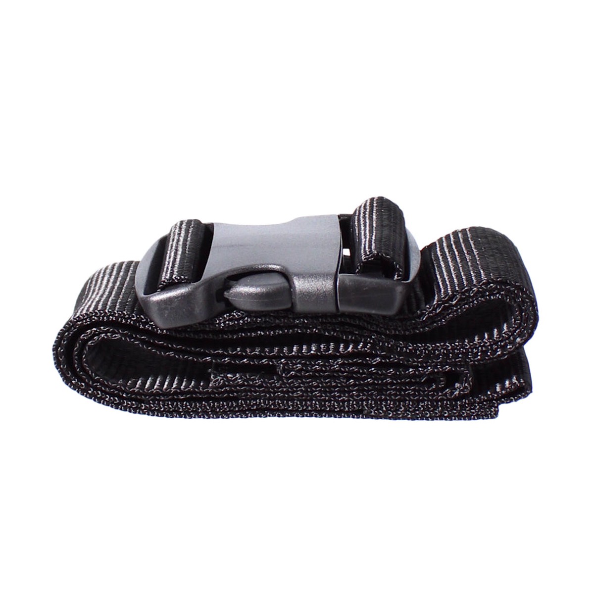 One Piece Spineboard Strap | Kemp | 10-301-BLK | Black Nylon Webbing | Heavy Duty