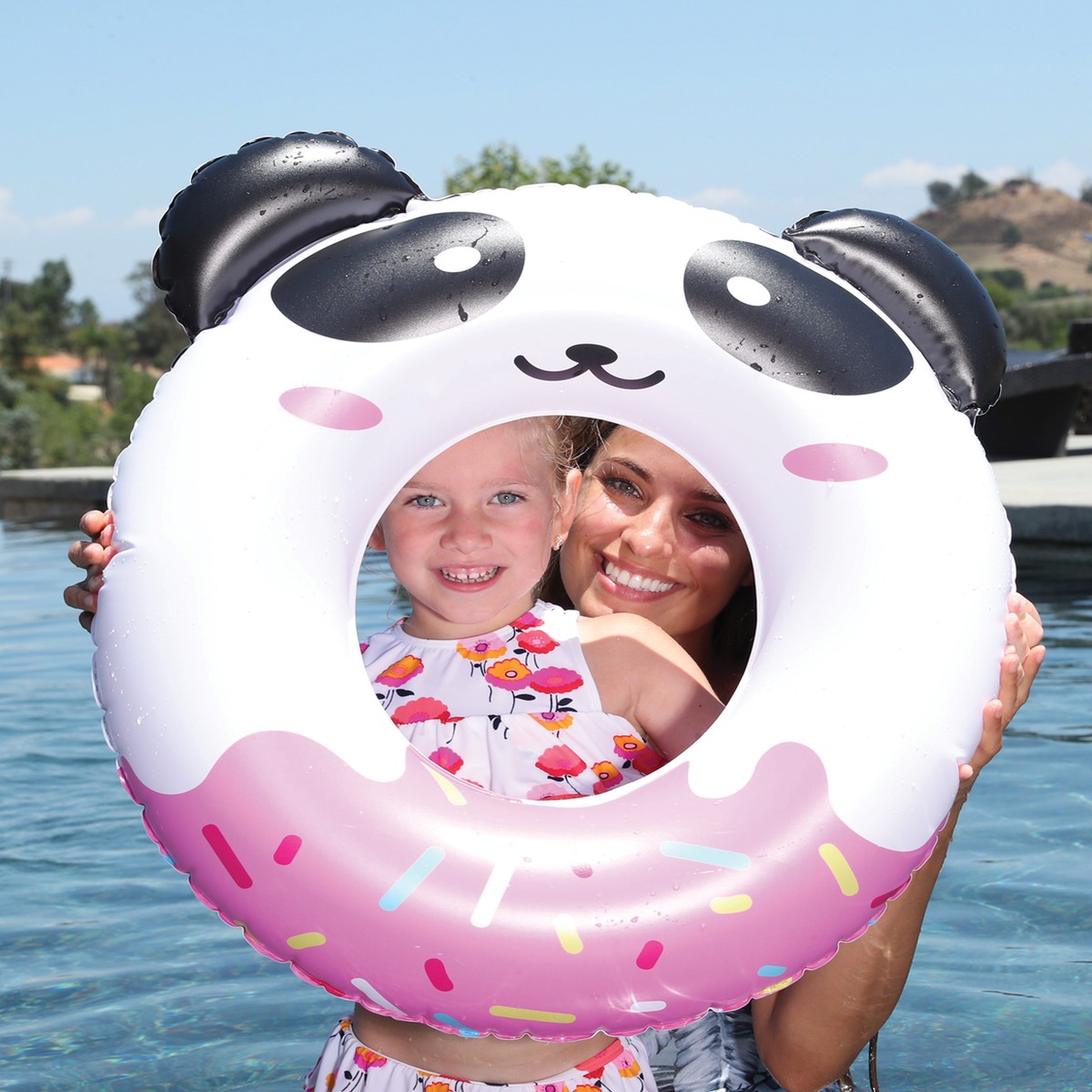 Panda or Tiger Ring Kids Float