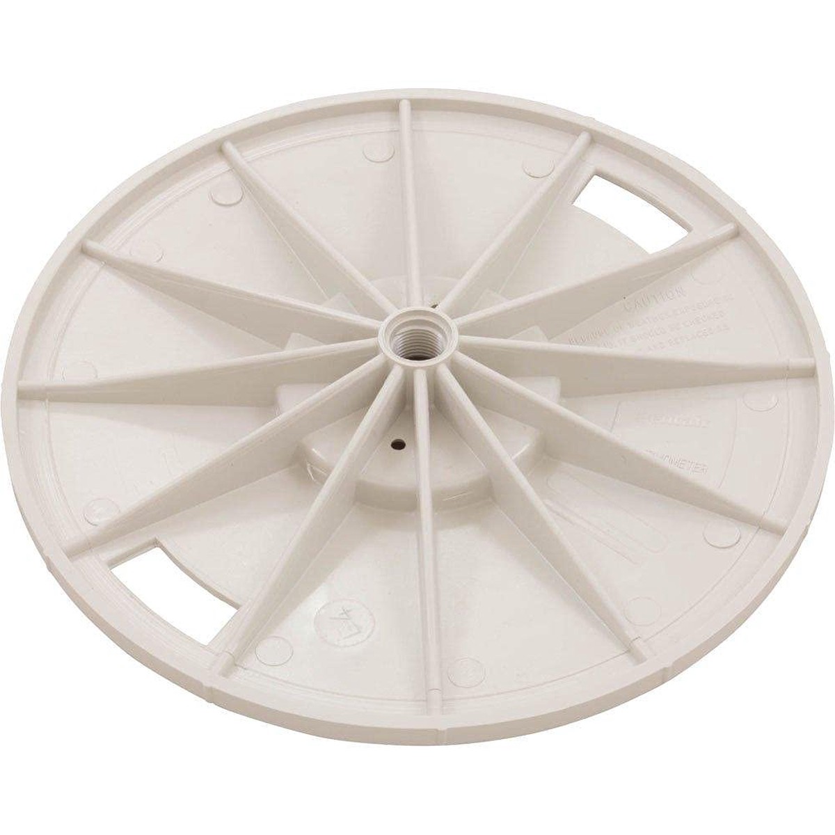 Pentair L4RW 9-3/16-Inch White Round Lid Replacement Pool and Spa Skimmer