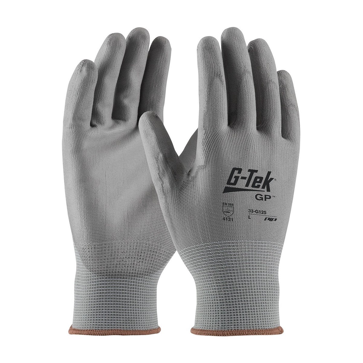 PIP Protective Industrial Products 33-G125-M PIP 33-G125-M Gray Nylon Gloves, M, Gray (Pack of 12)
