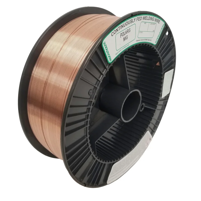 Polaris MIG Wire.035″ Copper-Flashed Alloy – High-Strength Steel Welding – 2lb Spool