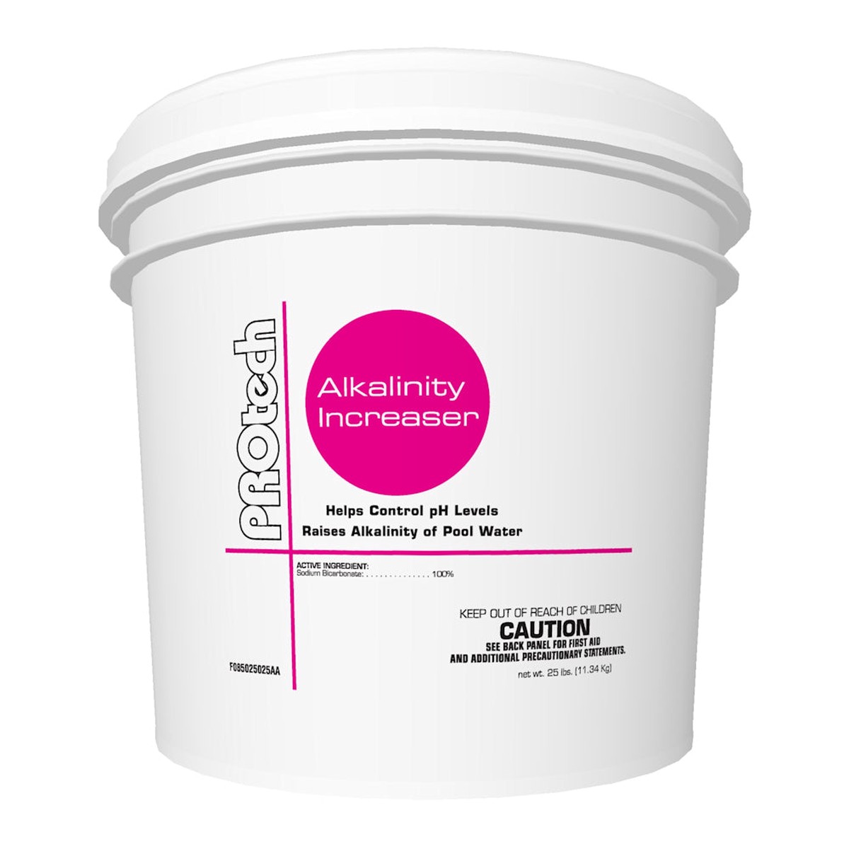 Pool Alkalinity Increaser | Sodium Bicarbonate Granular | 25 Lb | 1 Pack | Protech