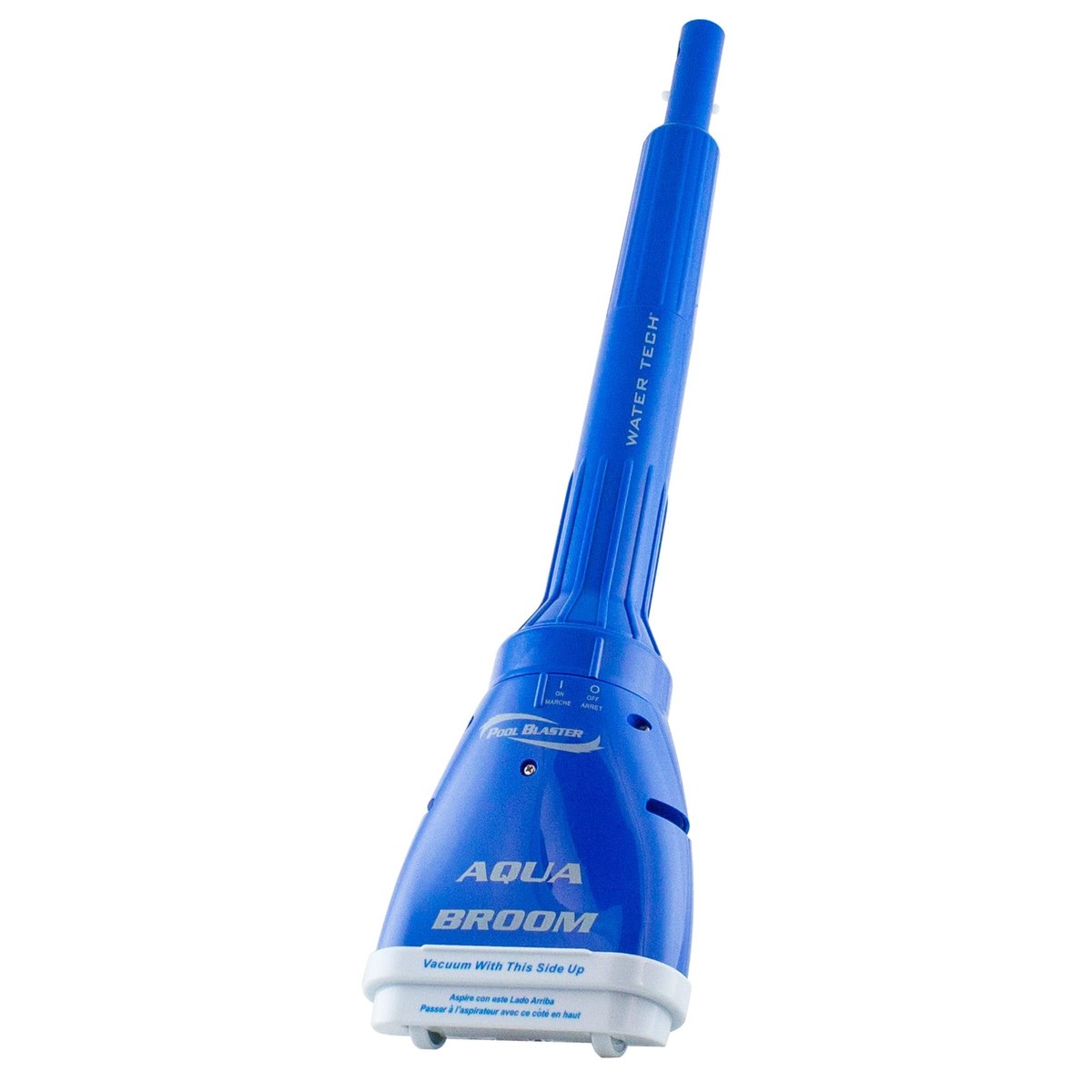 POOL BLASTER Aqua Broom Cordless Vacuum for Spa, Small Pool & Tight Spaces, Ideal for Sand, Silt & Dirt, Battery-Powered Hot Tub Cleaner for Inground, Above-Ground and In
