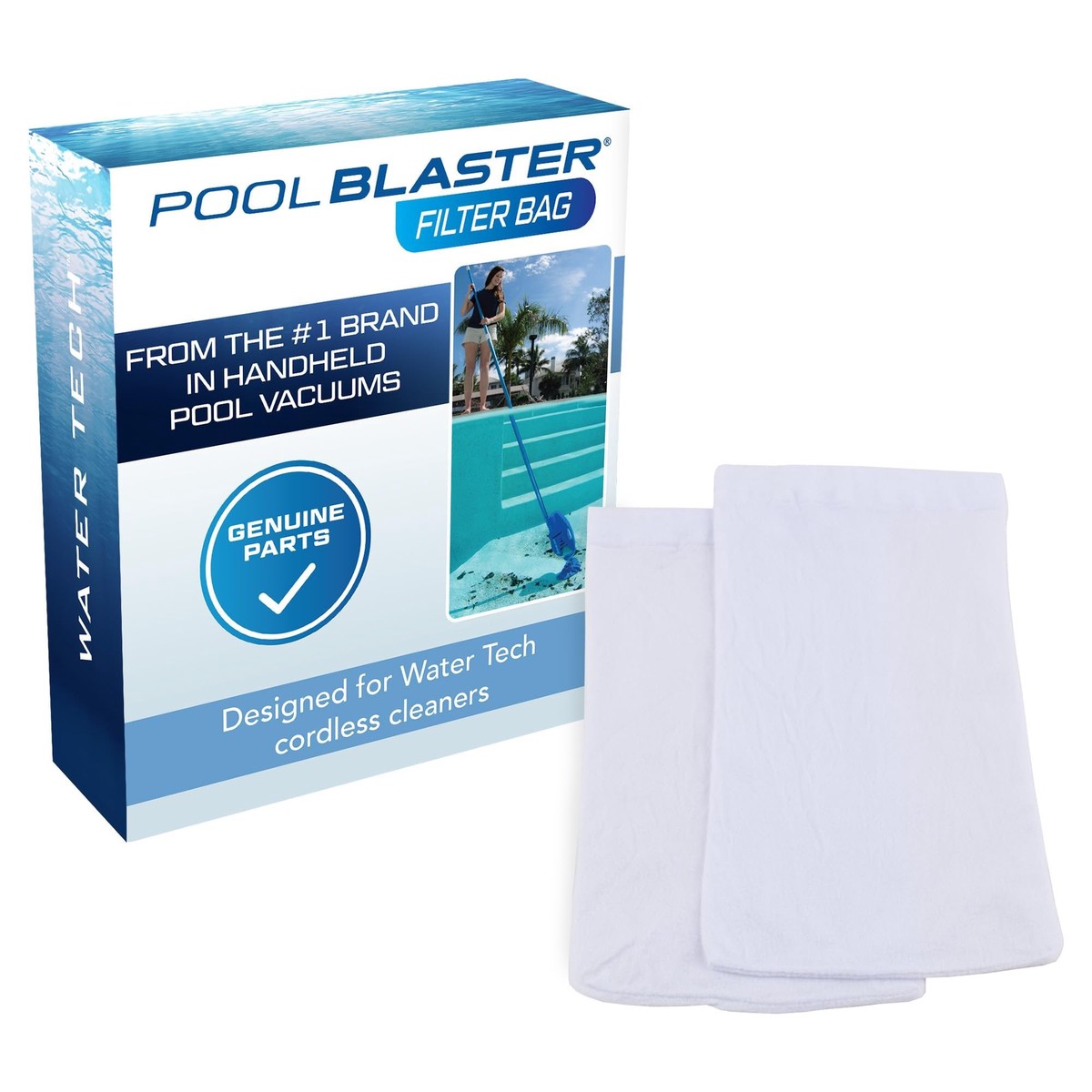 POOL BLASTER Genuine Microfilter Bags 5-Pack for Aqua Broom, Aqua Broom Ultra, Catfish, Catfish Ultra, Fusion PV-5, Hydro 100, iVac 250, iVac C2, Max, Max CG, Max HD, Mil