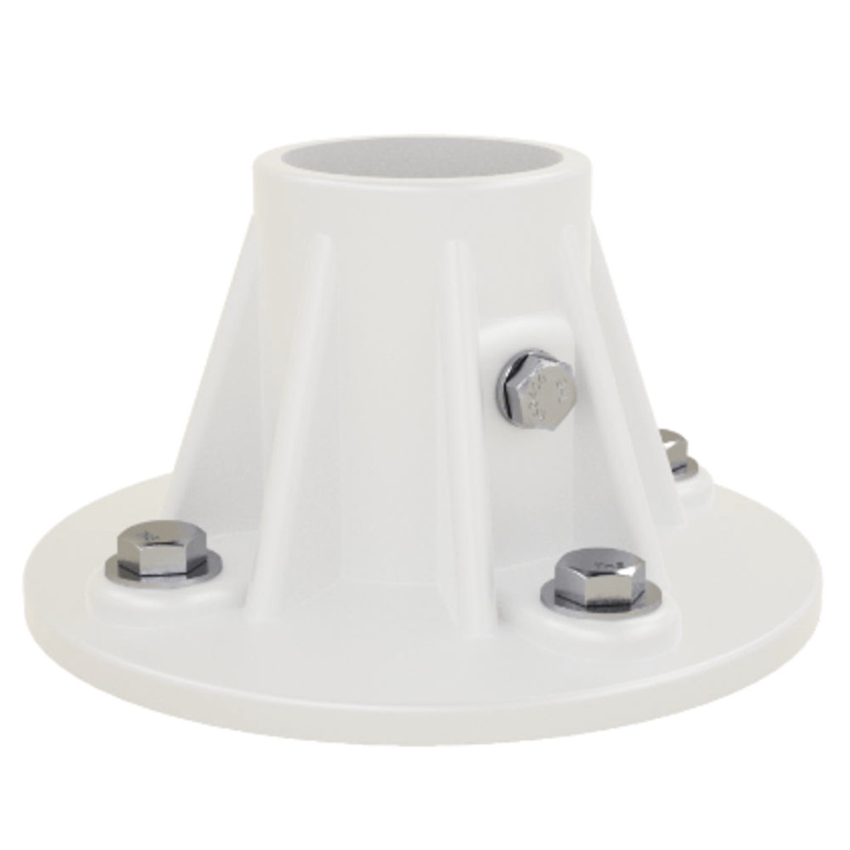 Pool Connector Assembly | PoolTech | PF-25-A | White UV Resistant Plastic | Heavy Duty Construction