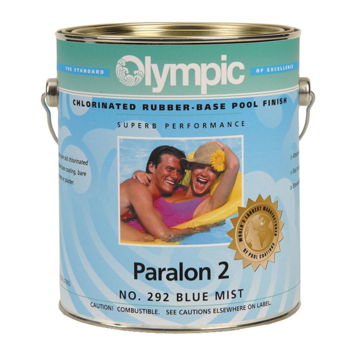 Pool Deck Coating | Olympic | 290 Paralon 2 | 1 Gal | Chlorinated Rubber Base