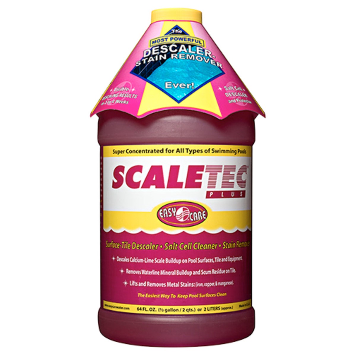 Pool Descaler | Easy Care | Scaletec Plus | 64 Oz | Calcium Scale Remover