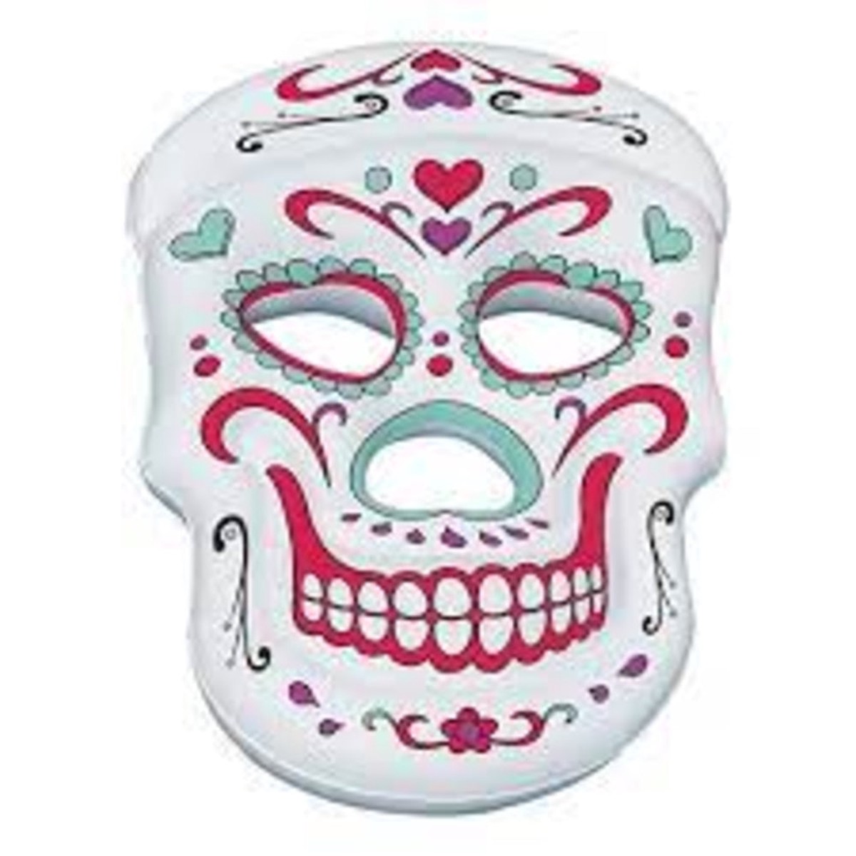 Pool Float | Swimline | Giant Sugar Skull Pool Float | 62 Inch | Durable Design