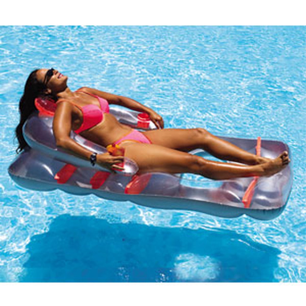 Pool Lounge Chair | Swimline | Inflatable Deluxe 66Inch | Vinyl | Replacement Part For Pools