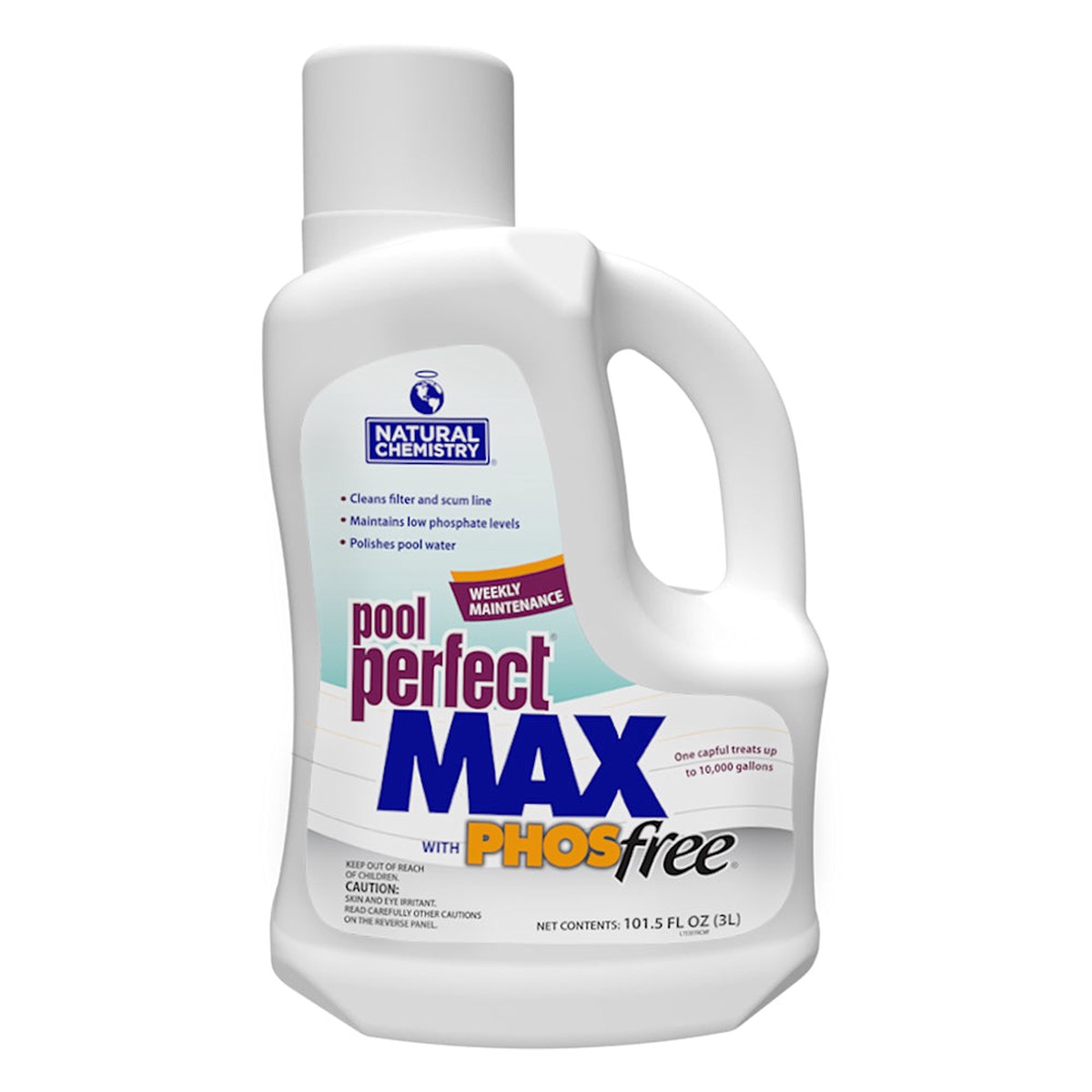 Pool Perfect Phosphate Remover | 3 L | 1 Bottle | Natural Chemistry