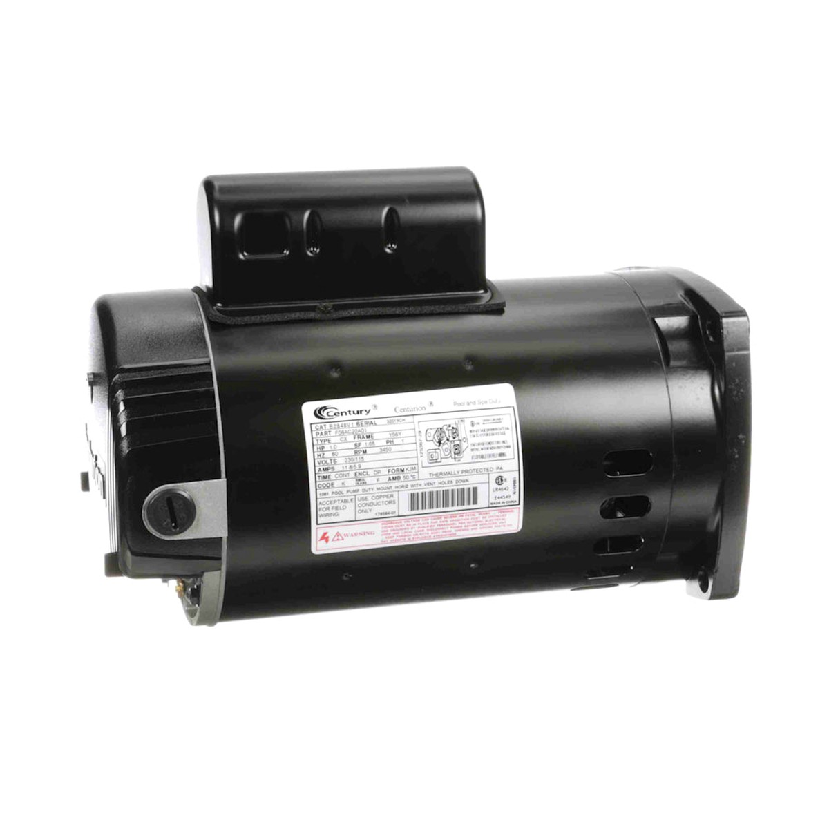 Pool Pump Motor | Century | B2848V1 | 1 HP | 115/230V