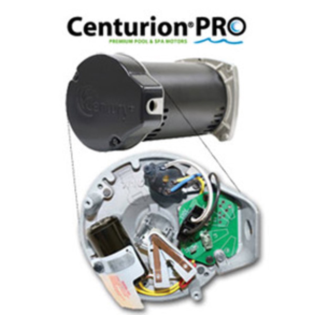 Pool Pump Motor | Century | HSQ125 | (115/230V Square Flange Fits Centurion Pro)