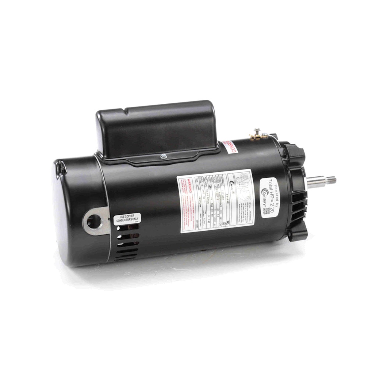 Pool Pump Motor | Century | ST1152 | 1.5 HP 115/230V 56J Frame Heavy Duty Replacement Part