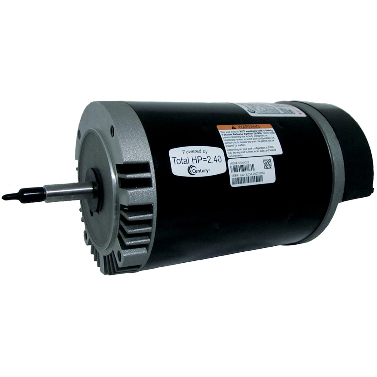 Pool Pump Motor | Century | Y56J (208-230/115V, 60 Hz, 2 HP, 1 Phase)