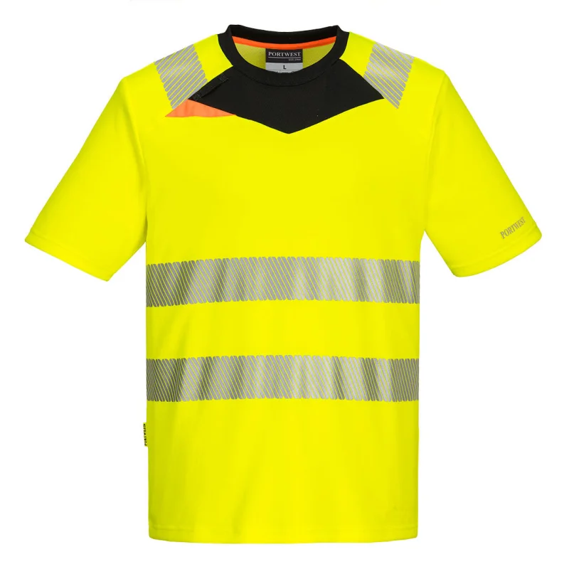 Portwest DX4 Hi-Vis T-Shirt Yellow