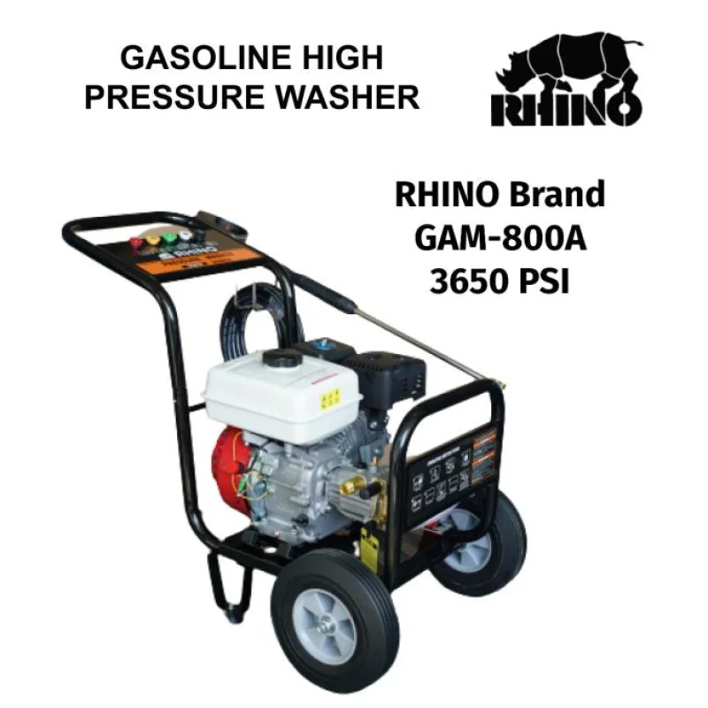 PRESSURE WASHER PETROL 3650PSIRHINO