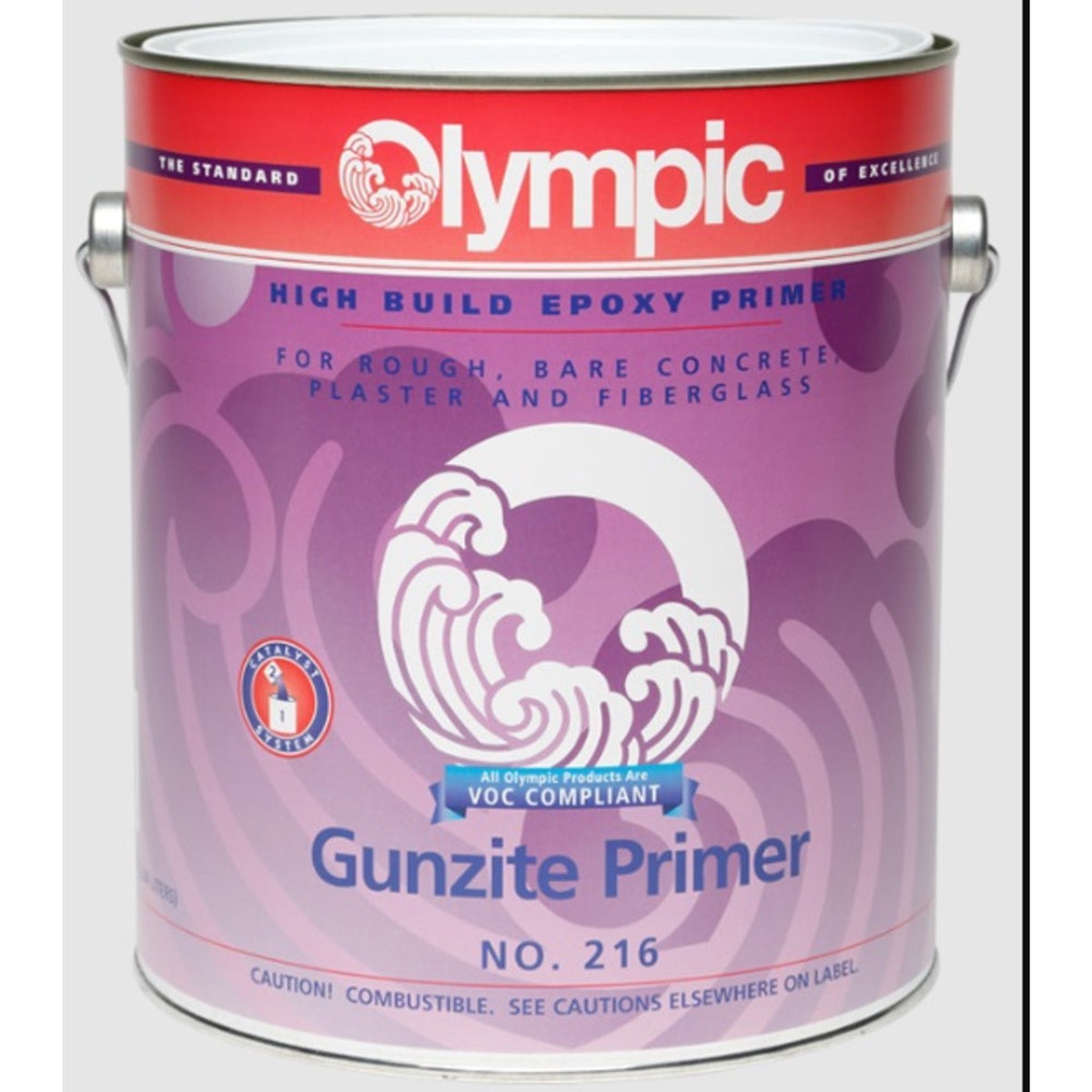 Primer | Olympic | Gunzite Primer 216/4G | For Gunzite Surfaces | Heavy-Duty