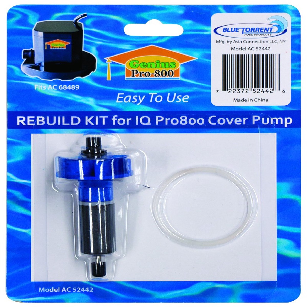 Pro800 Cover Pump Rebuilding Kit Fits: AC 68489