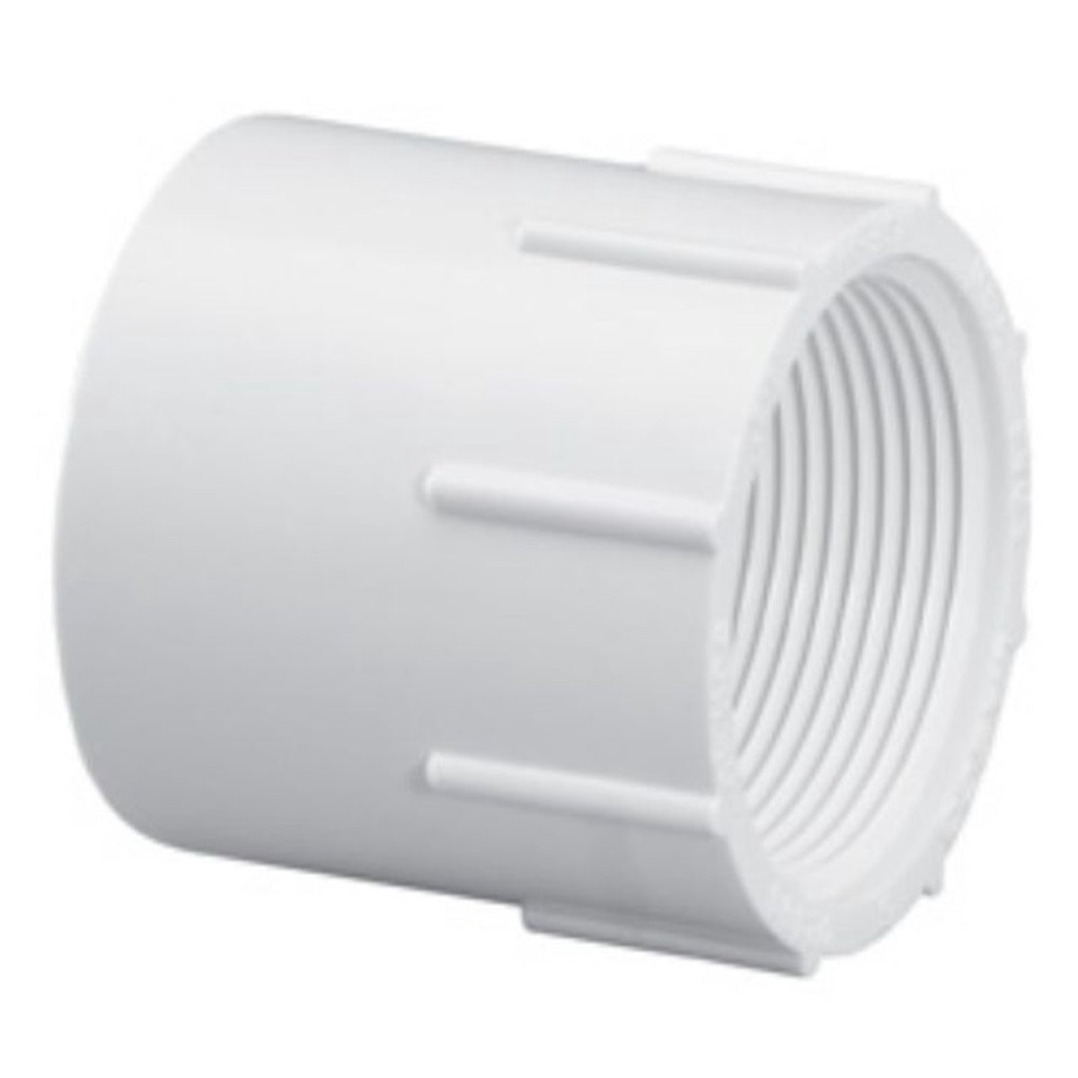 PVC Adapter | Generic | 1-1/2 Slip x FPT | White | Schedule 40