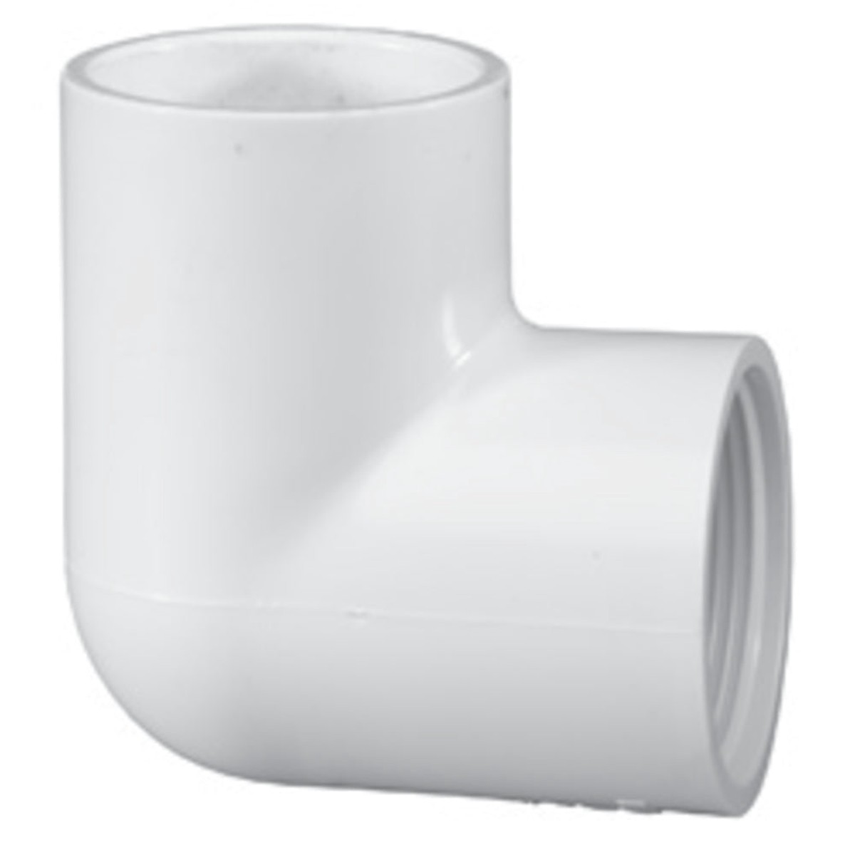PVC Elbow | Generic | 2 Inch Slip X FPT White Schedule 40 | 90 Degree | Heavy Duty