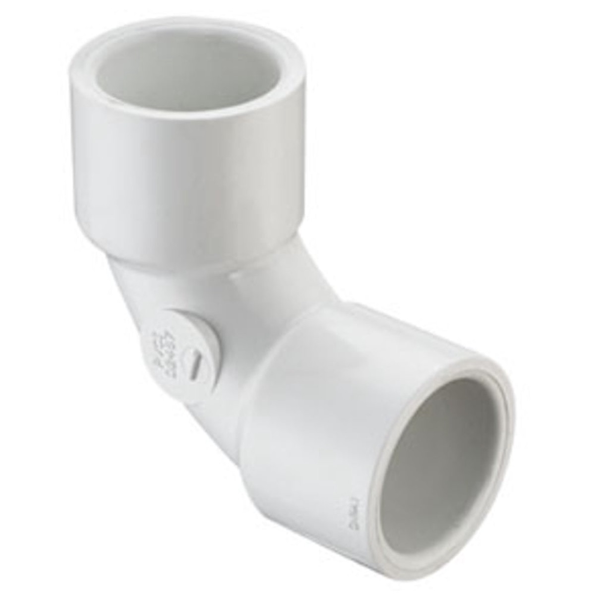 PVC Sweep Elbow | AquaPro | 2-1/2 In Socket Schedule 40 | White | Replacement Part
