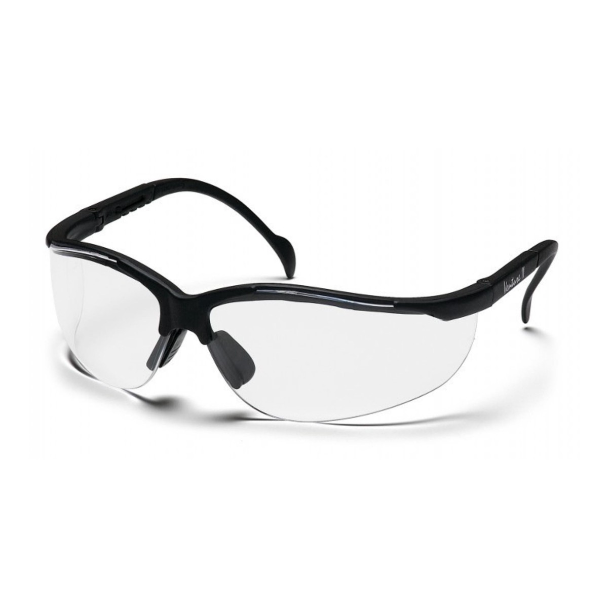 PYRAMEX-SB1810ST Clear H2X Anti-Fog Lens with Black Frame