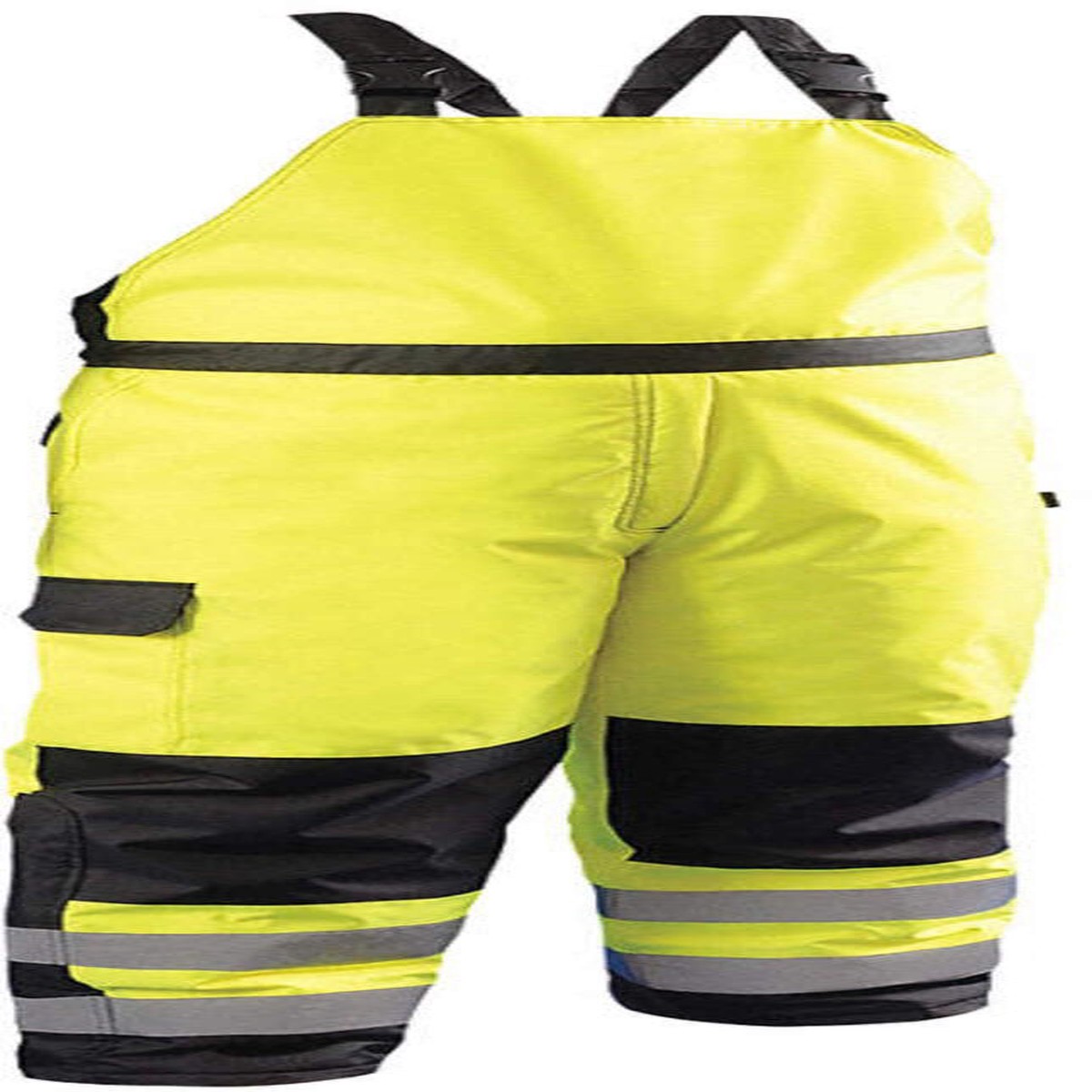 Rain Pants, Yellow, 4XL, Fits Waist 56 to 58