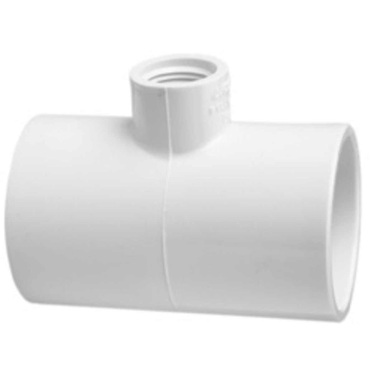 Reducing Tee | PoolPro | 2x2x1 Slip x Slip x FPT | PVC Schedule 40 | Heavy Duty Fitting