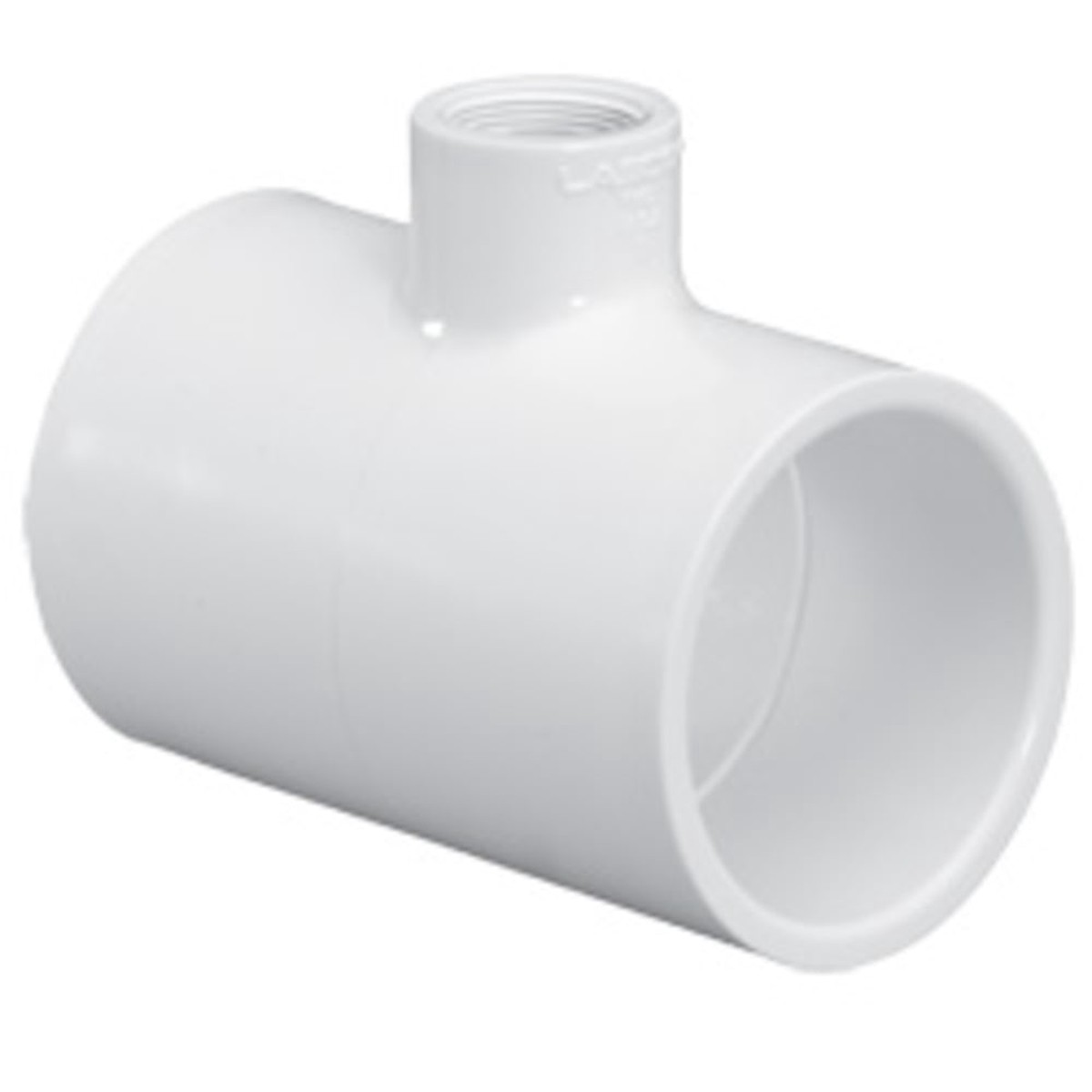 Reducing Tee | SwimPro | 2x2x3/4 Socket White PVC Schedule 40 | Heavy Duty Fitting