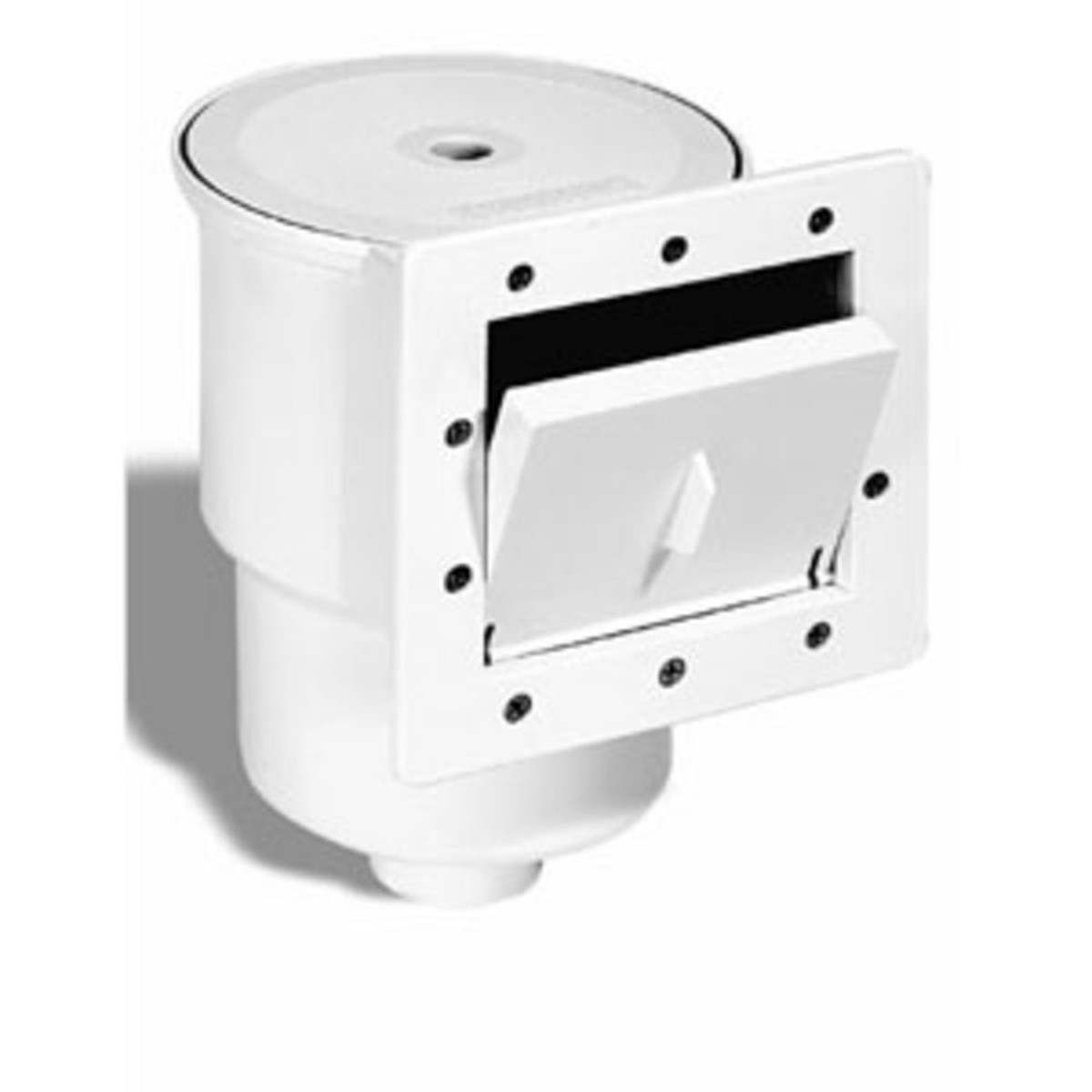 Replacement Part | Swimline | N/A | ABS Plastic | Thru Wall Square Skimmer White