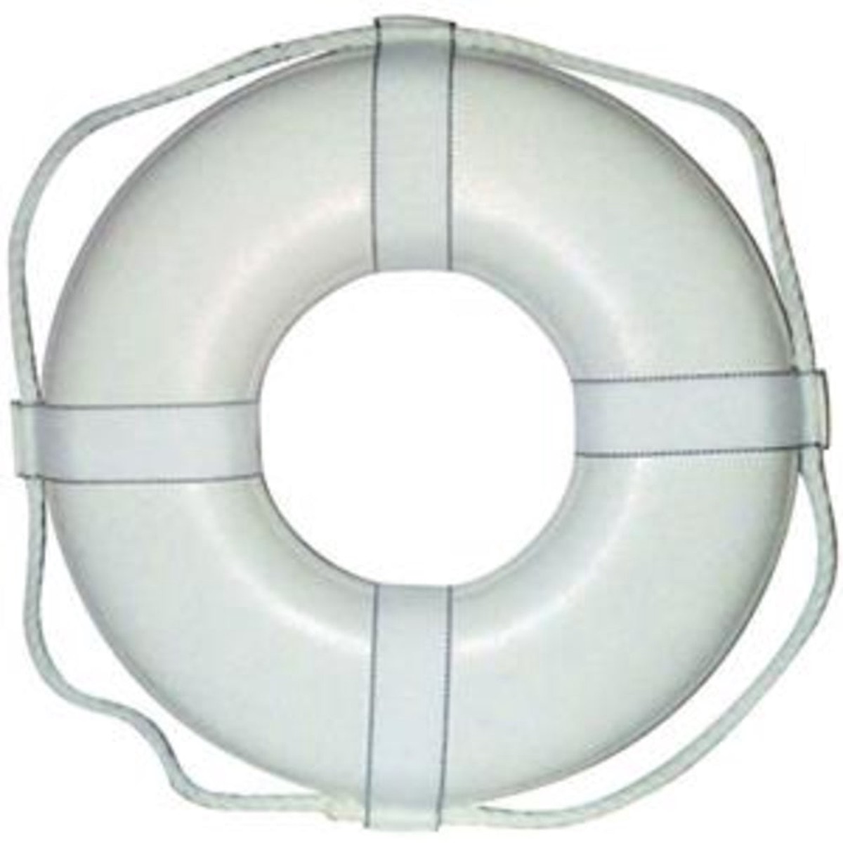 Ring Buoy Replacement Part For Pool Safety | Jim Buoy | NA | 24 Inch Diameter Foam | White
