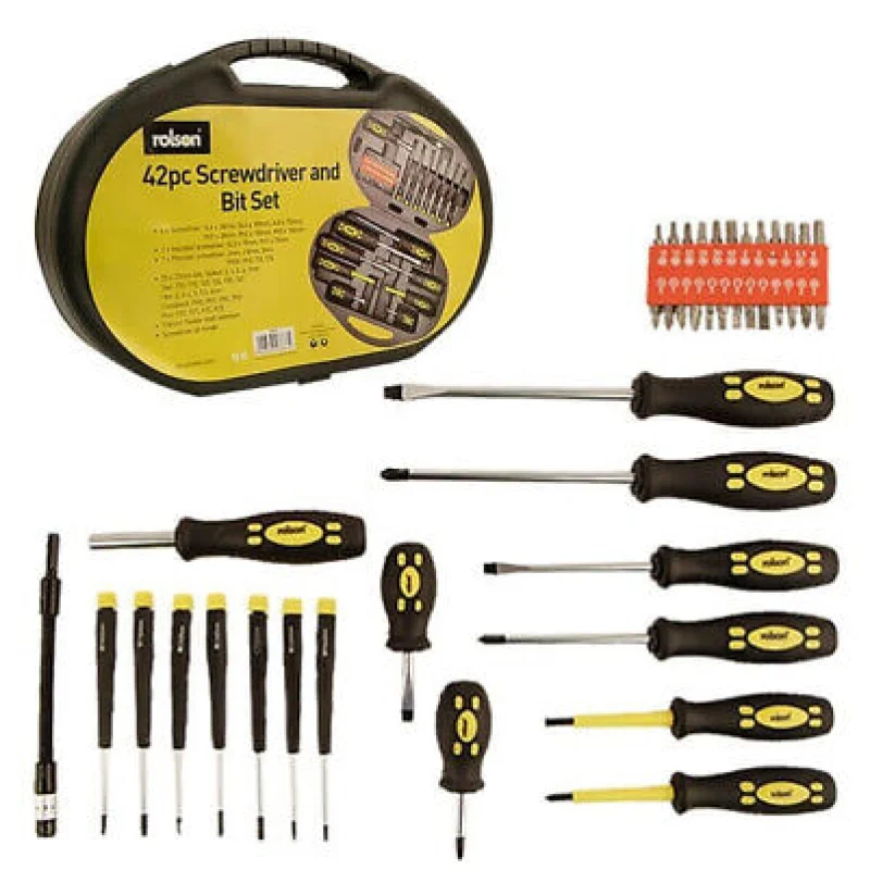 Rolson Screwdriver 42 pcs mixed set