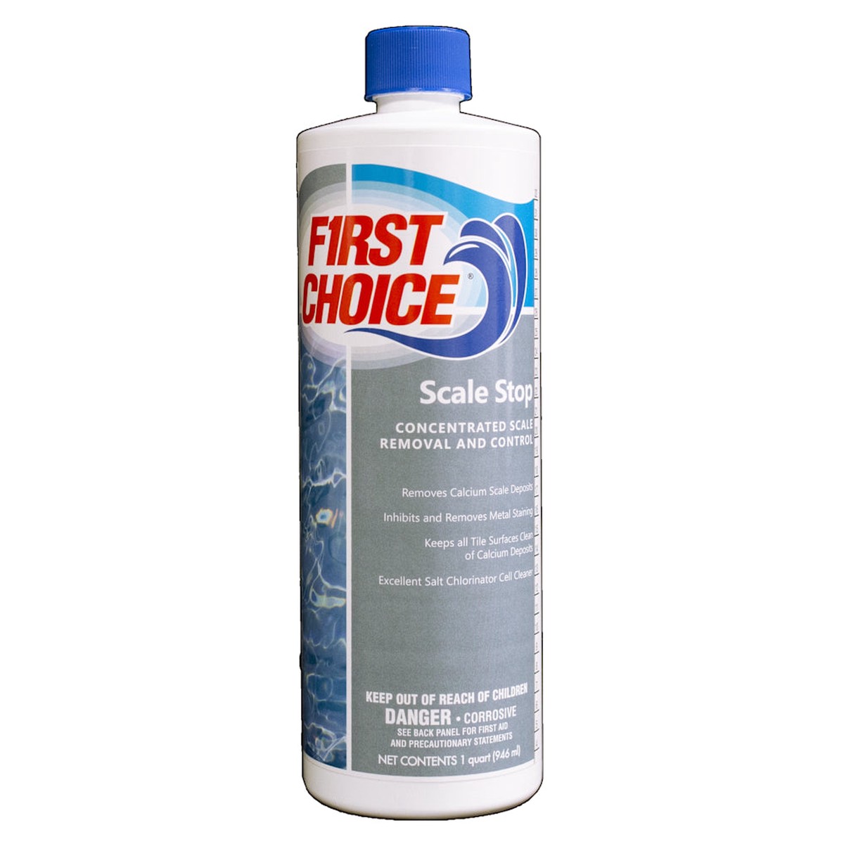 Scale Stop Liquid Clarifier | Heavy Duty | 32 Fluid Ounces | 12 Pack | First Choice