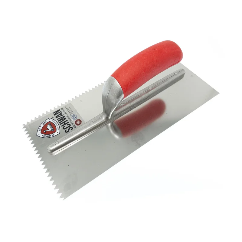 Schwan V Notch Serrated Trowels (3-5mm)