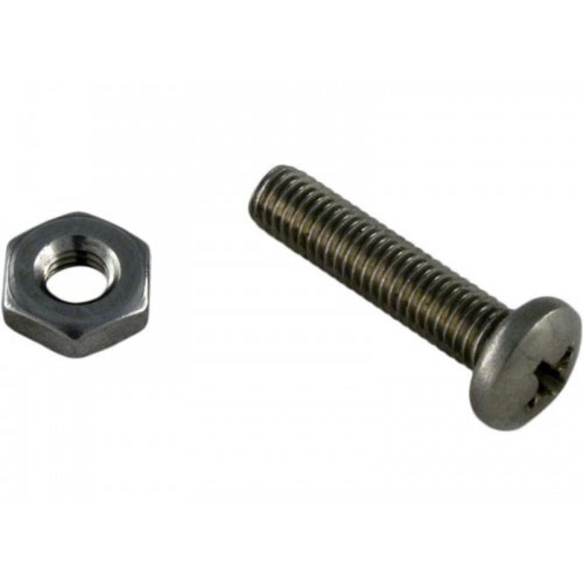 Screw With Nut | Polaris | 10-32 x 7/8 Stainless Steel | (Fits Polaris pool systems)