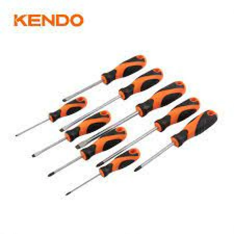 SCREWDRIVER TORX 6PC T875MM, T975MM, T10100MM, T15100MM,T25125MM, T27125MMKendo
