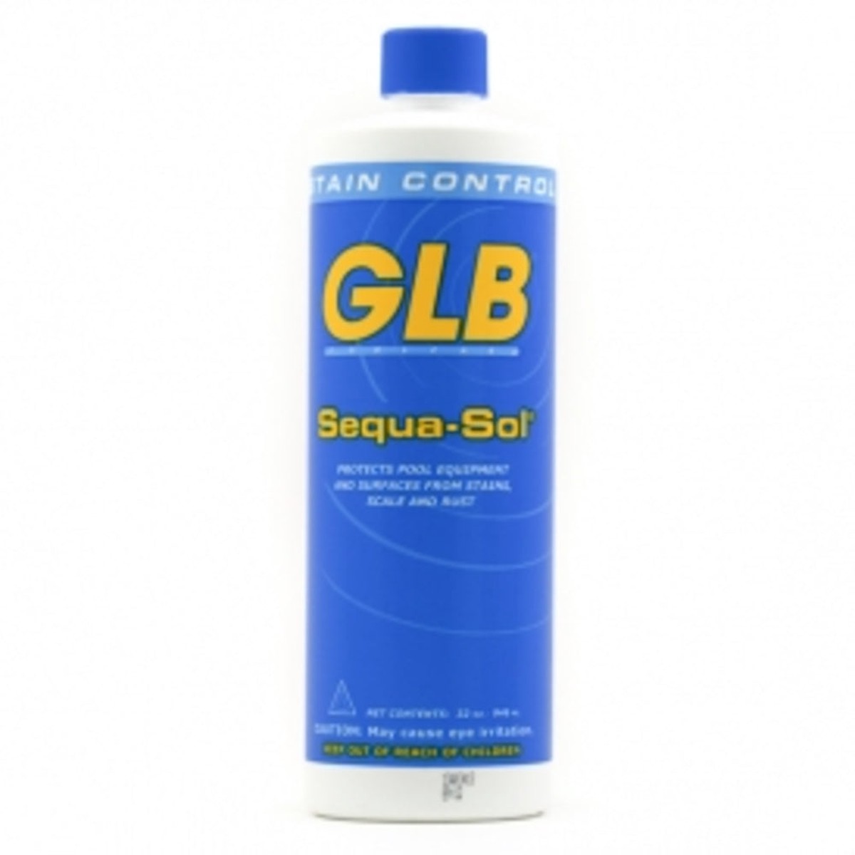 Sequestering Agent | GLB | Sequa-Sol Sequestering Agent | 32 Ounce Bottle | Pool Water Stain Preventer