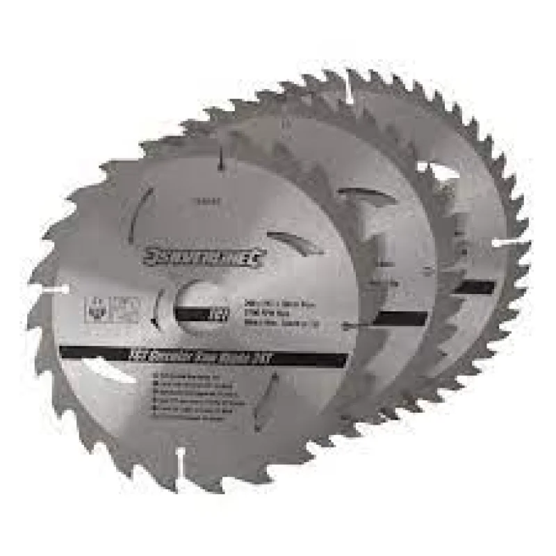 SILVERLINE BLADE CIRCULAR SAW 125MM 3-PC PACK 16/24/30 TEETH