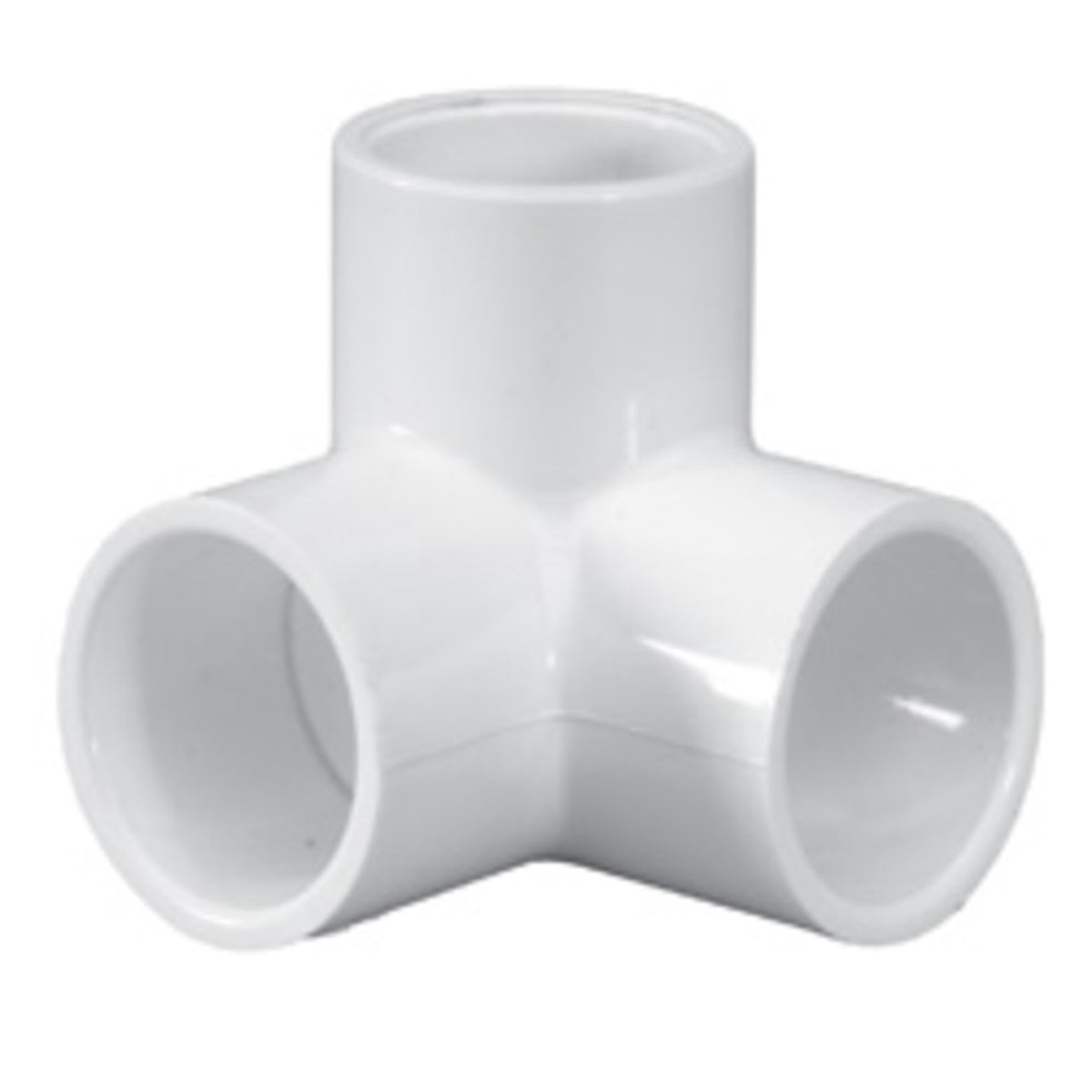 Slip Elbow | AquaLux | 1-1/2 Inch Schedule 40 PVC Slip Elbow | White | Slip Fit Ends