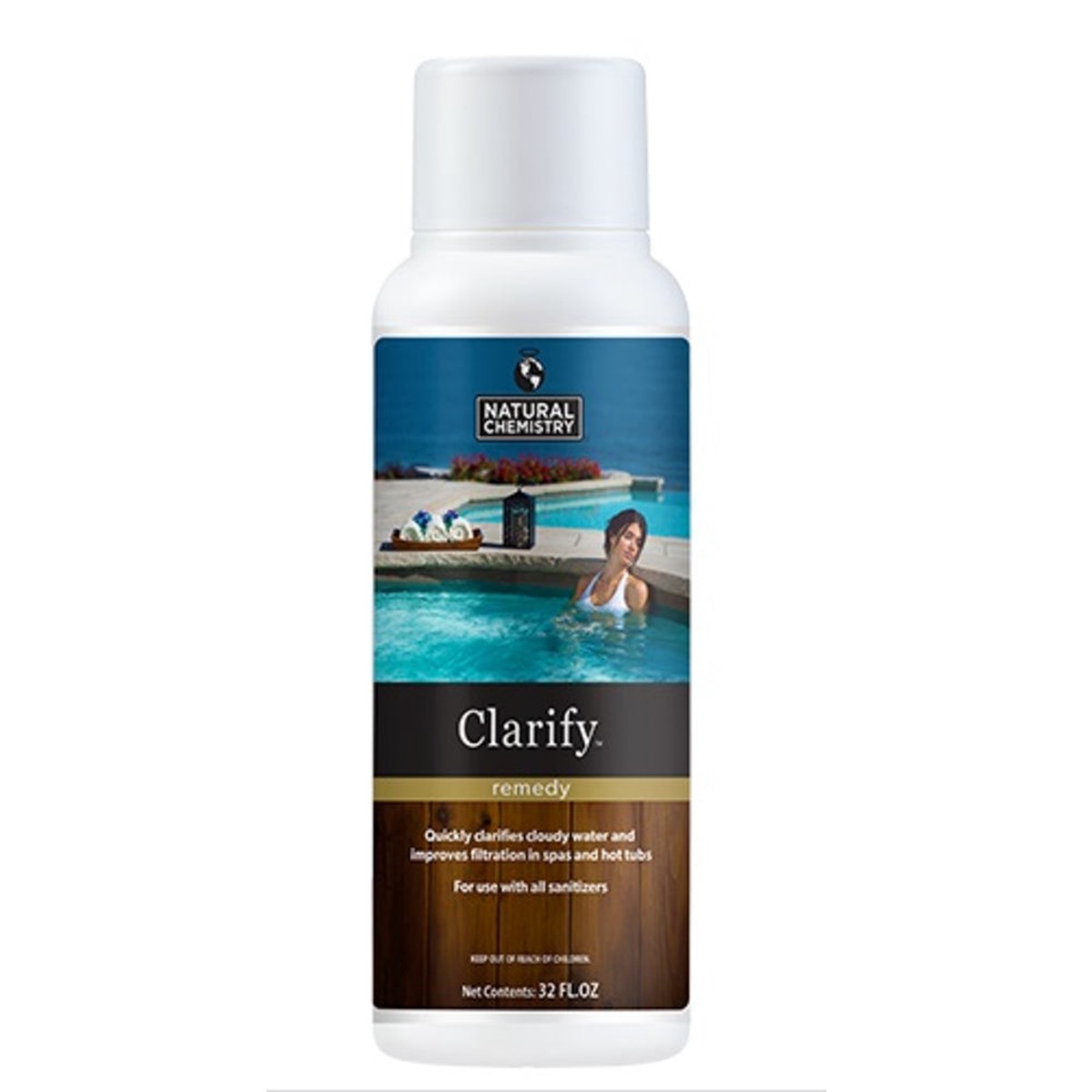 Spa Clarifier | Natural Chemistry | Spa Clarify | 16 Ounce | Fast Acting
