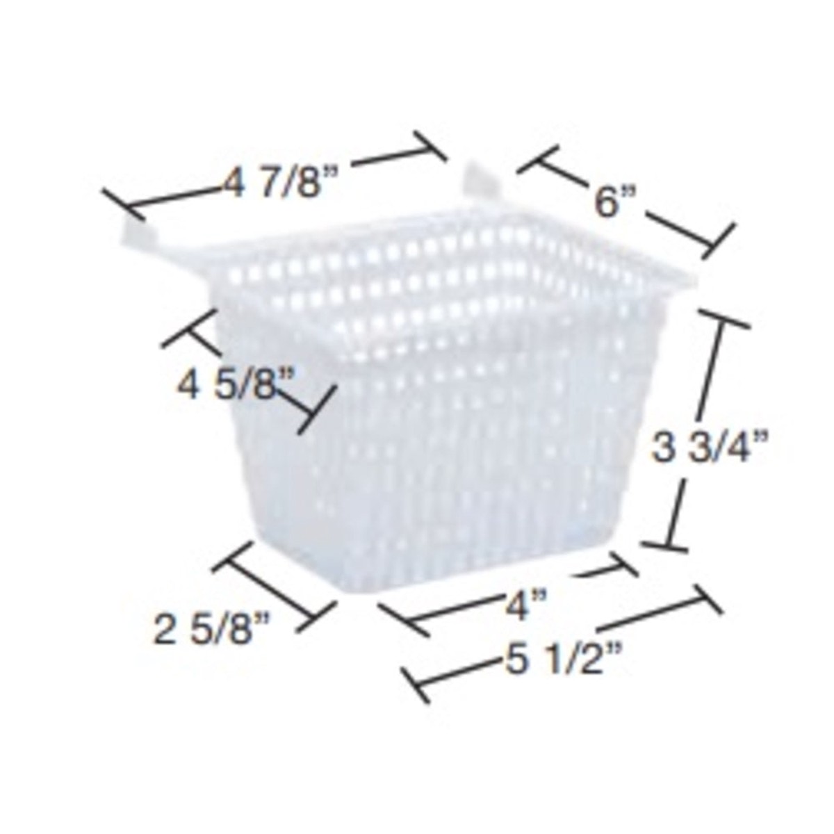 Spa Skimmer Replacement Basket | Aladdin | 43-0676-02 | Heavy Duty Part | (Fits 43-0676-02 AEQB202)