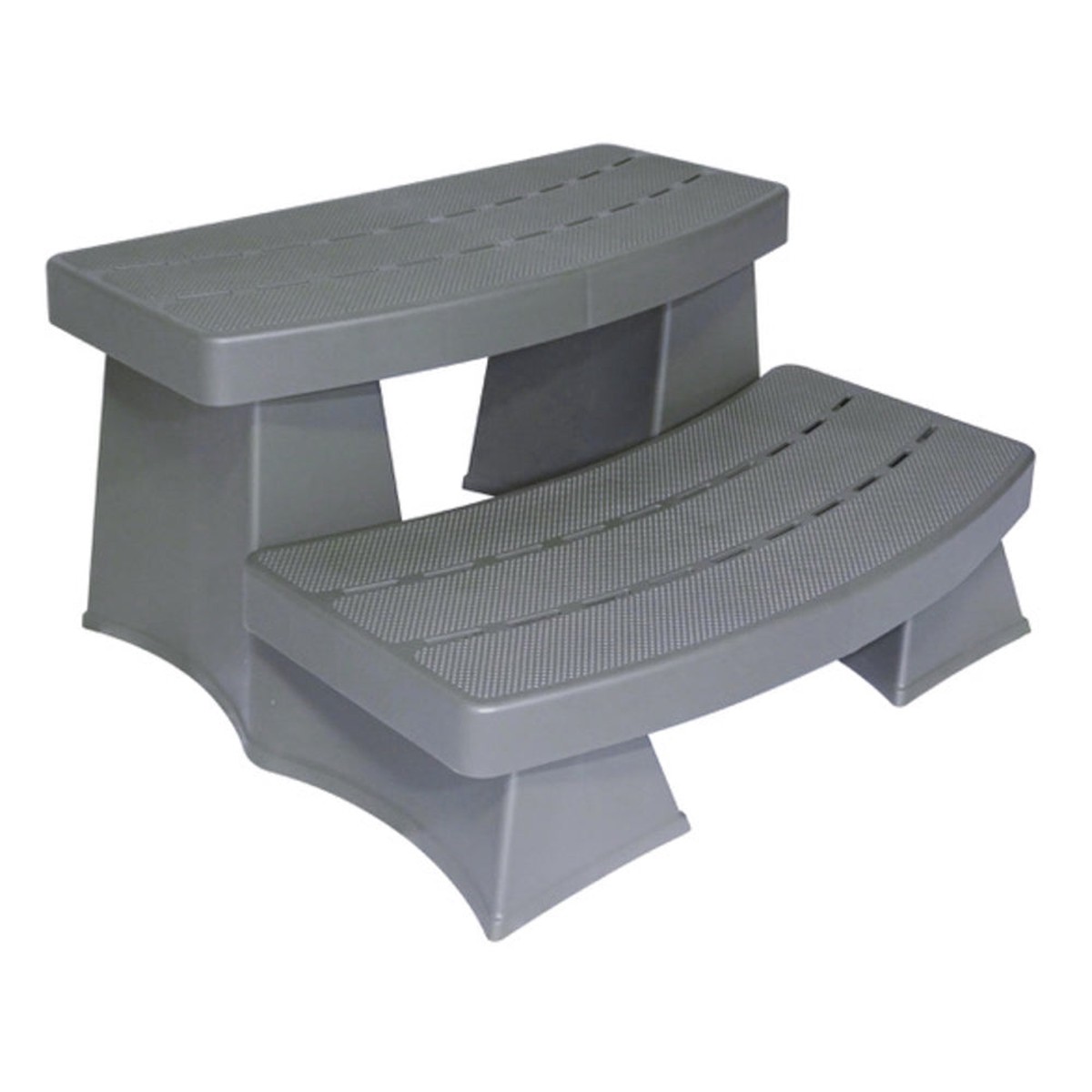 Spa Step | Sure Step | HTS-100G | Gray Finish, Textured Non Slip Surface | Heavy Duty
