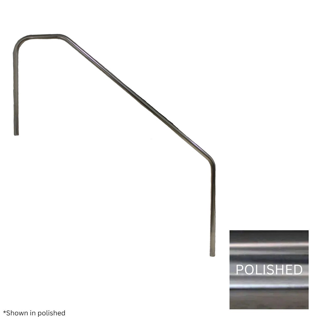 Stair Rail | Global Classic | SS.049 | (4 Ft Length, Polished Stainless)