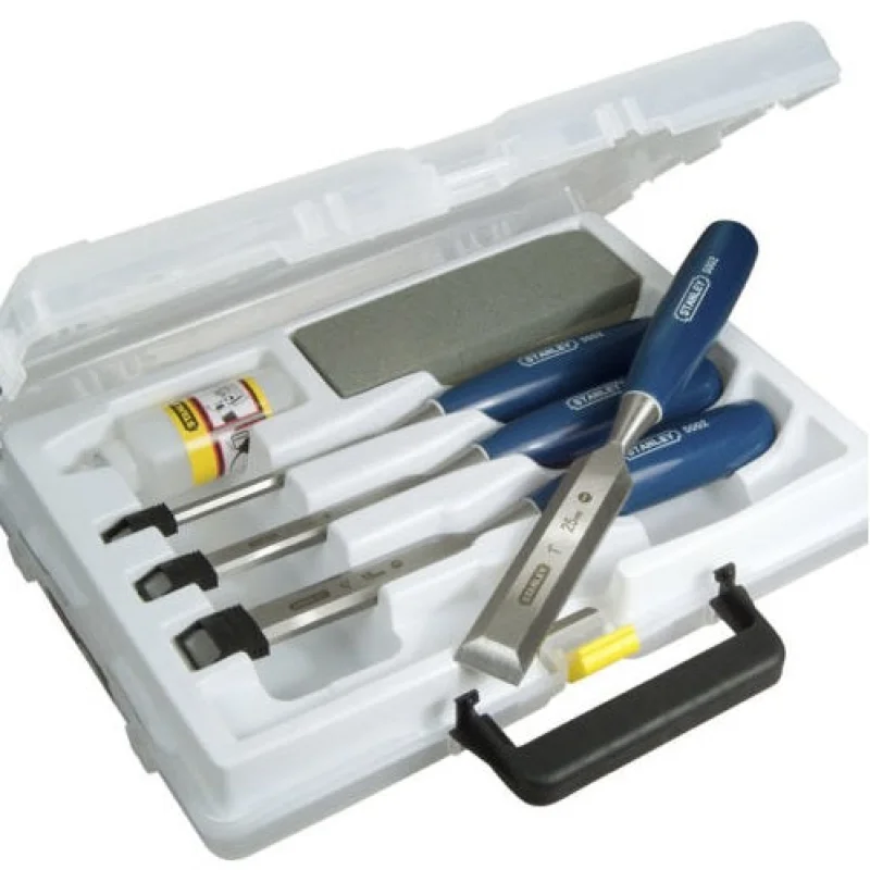 Stanley 6 PC Wood Chisel Set 5002 Series – In Plastic Case
